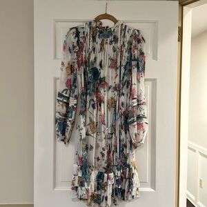 Woman’s special floral dress